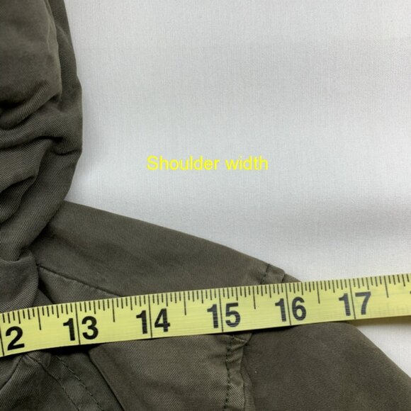 Hooded Bass Kaki Lined Coat Size Small. Rare in Canada! - Picture 5 of 15